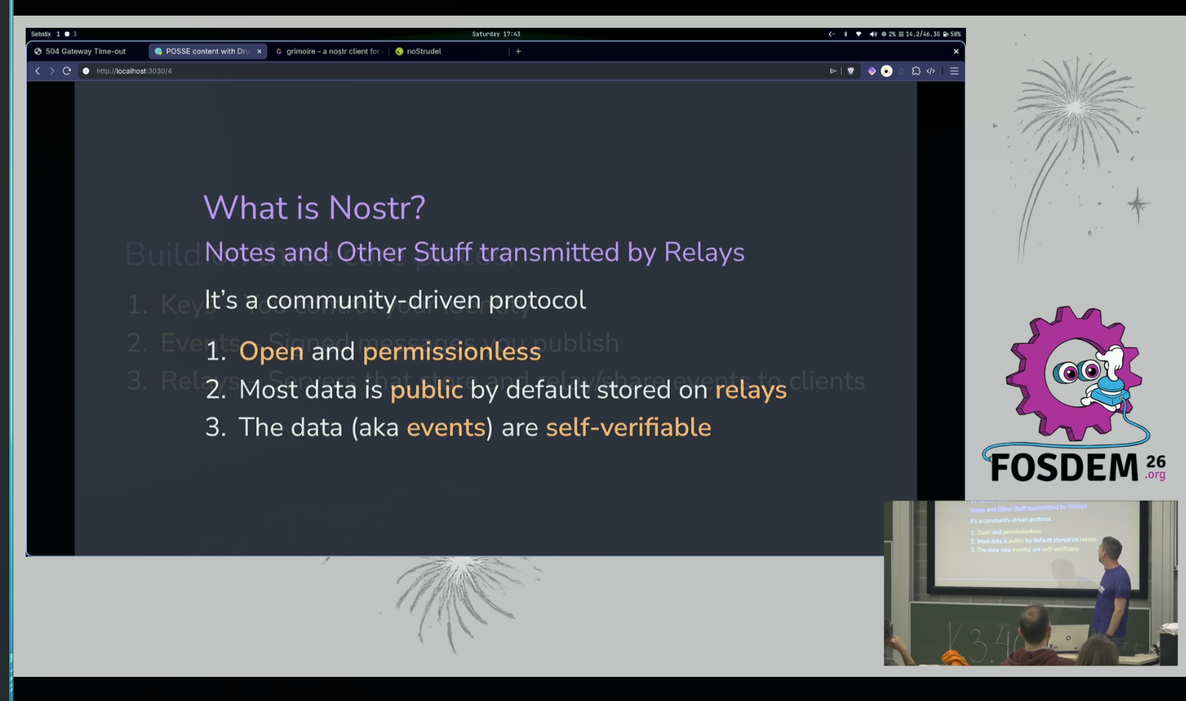 Retrospective on the Nostr stuff that's keeping me busy